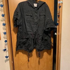 Black torrid military jacket